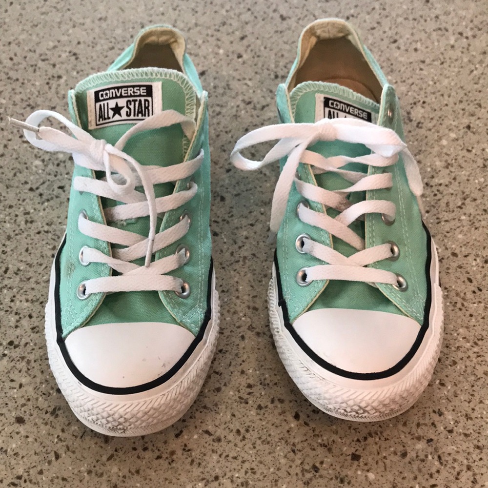 CONVERSE! Mint green!
